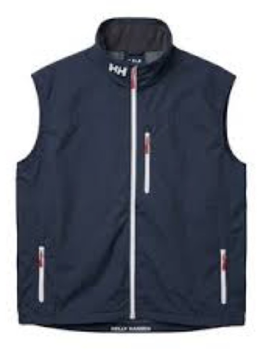 Helly Hansen Navy Sailing Vest Fleece Lined Windproof Full Zi - Picture 2 of 10